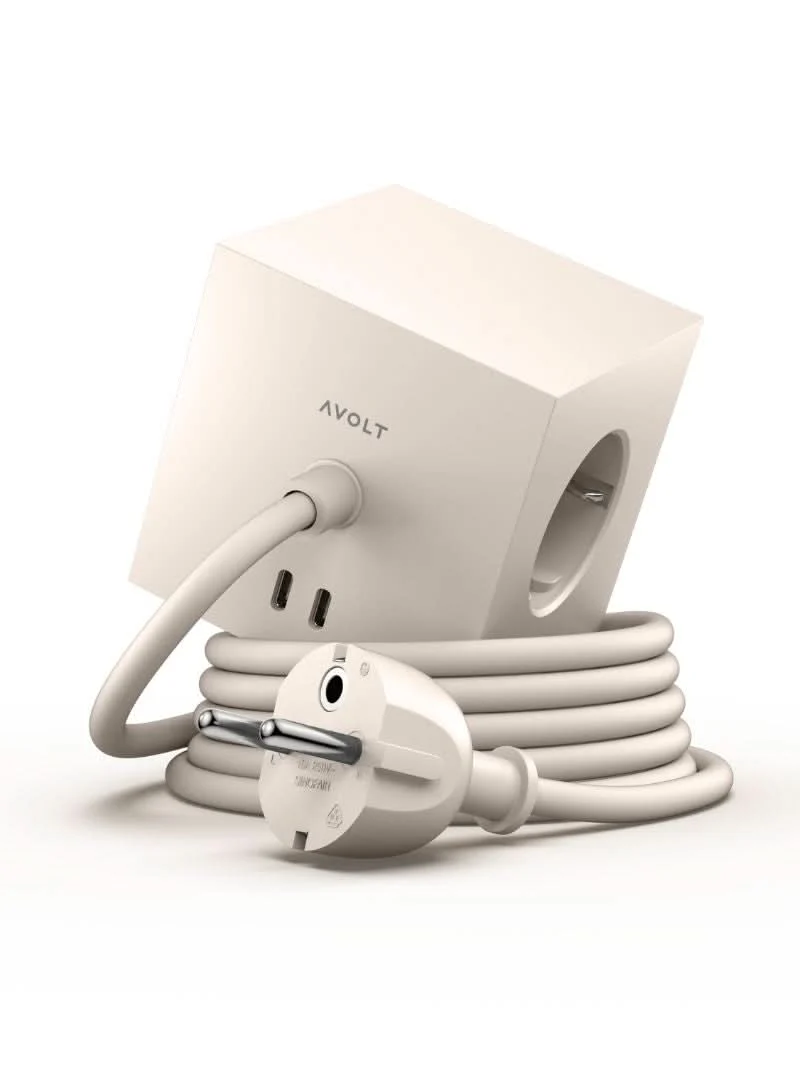 Multiprise Cube, Aimantée, 2 Ports USB C | Avolt - Image 4