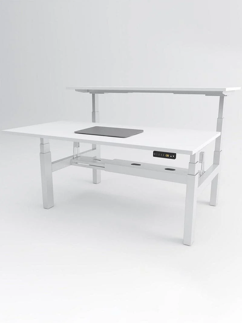 Duo | Bench Assis Debout Électrique, 2 postes - Image 3