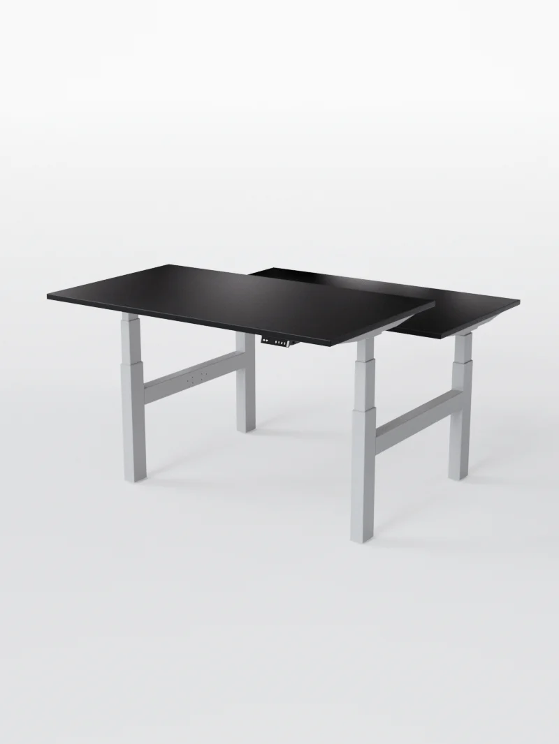 Duo Go - Plateau Essential | Bench Assis Debout Électrique, 2 Postes, Ports USB A & C - Image 10