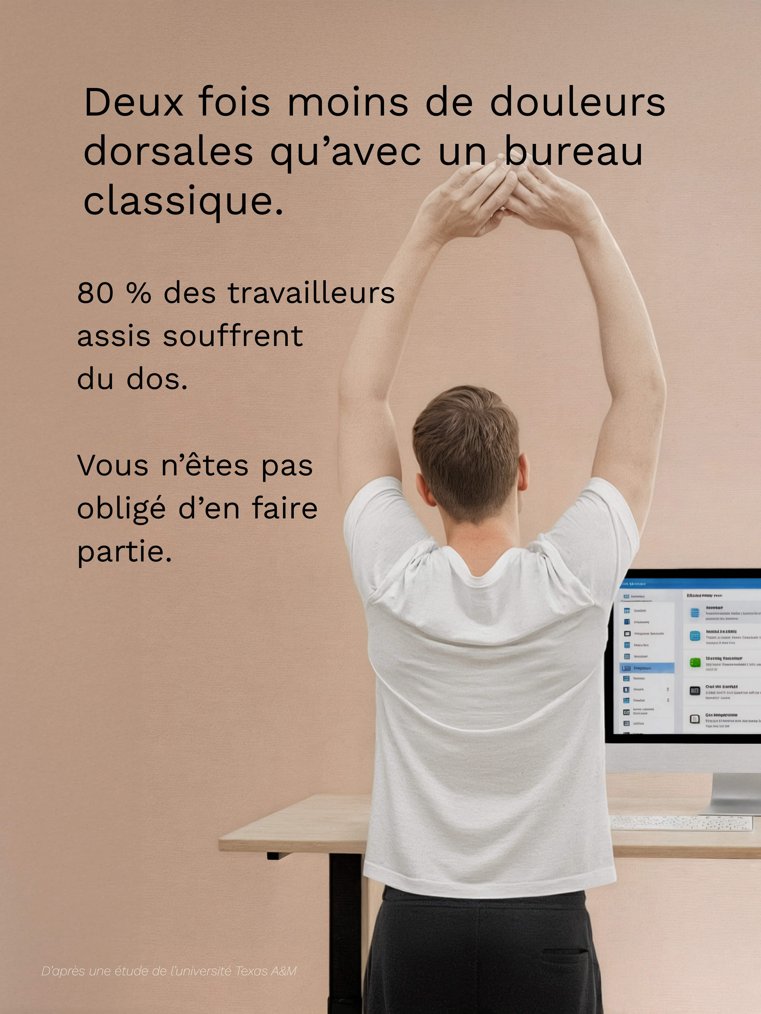 Advanced - Plateau Essential | Bureau Assis Debout Électrique - Image 11