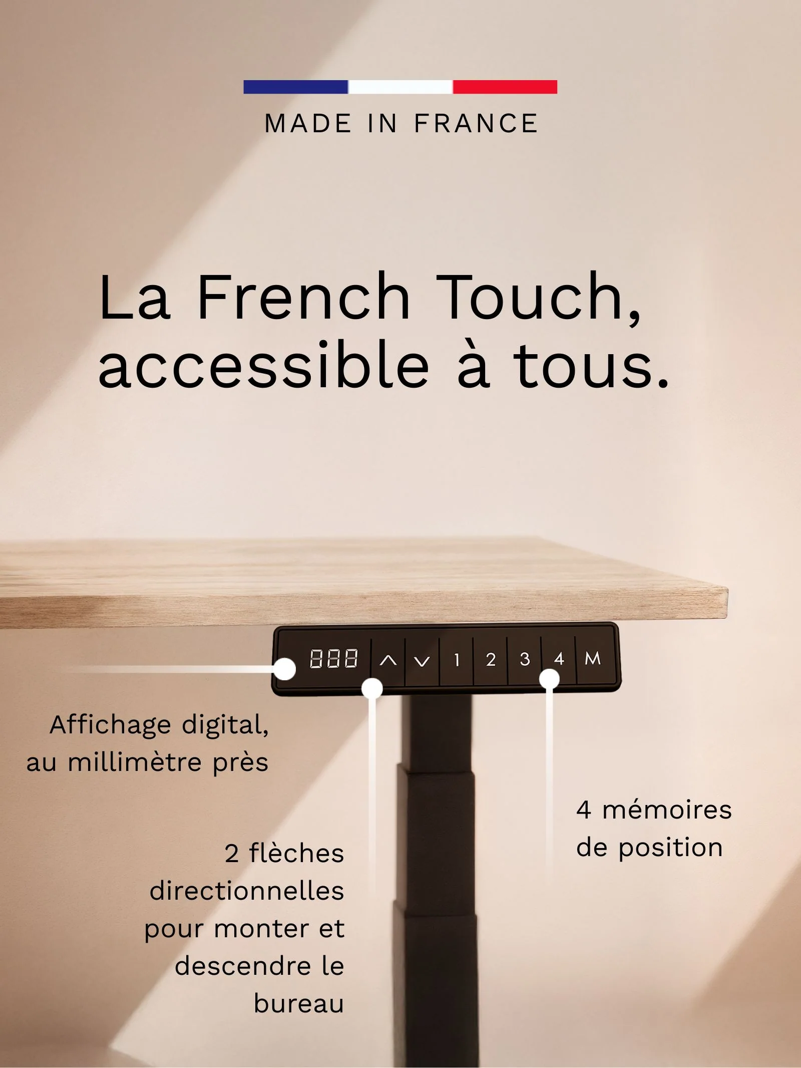 Advanced - Plateau Essential | Bureau Assis Debout Électrique - Image 6
