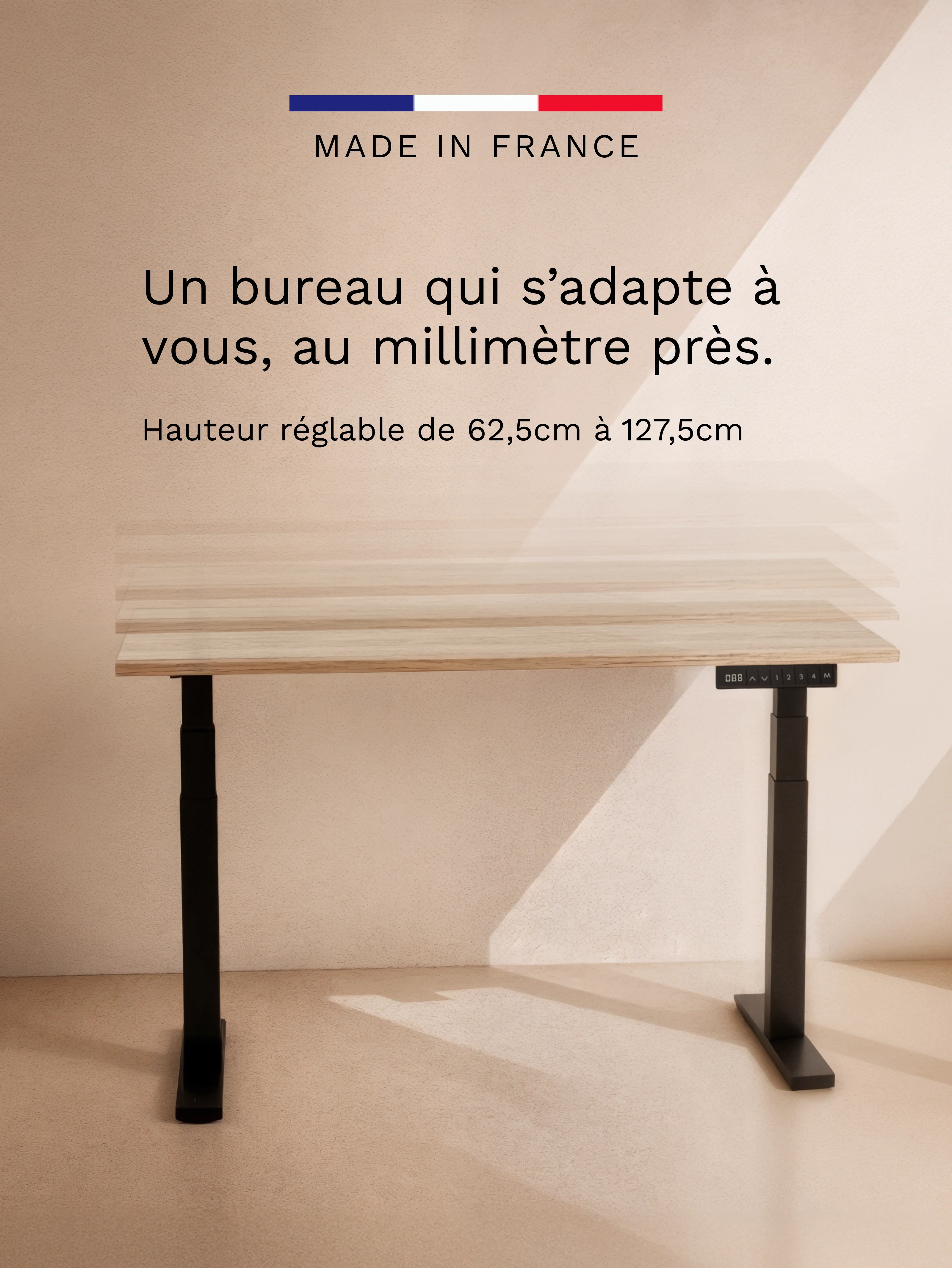 Advanced - Plateau Essential | Bureau Assis Debout Électrique - Image 7