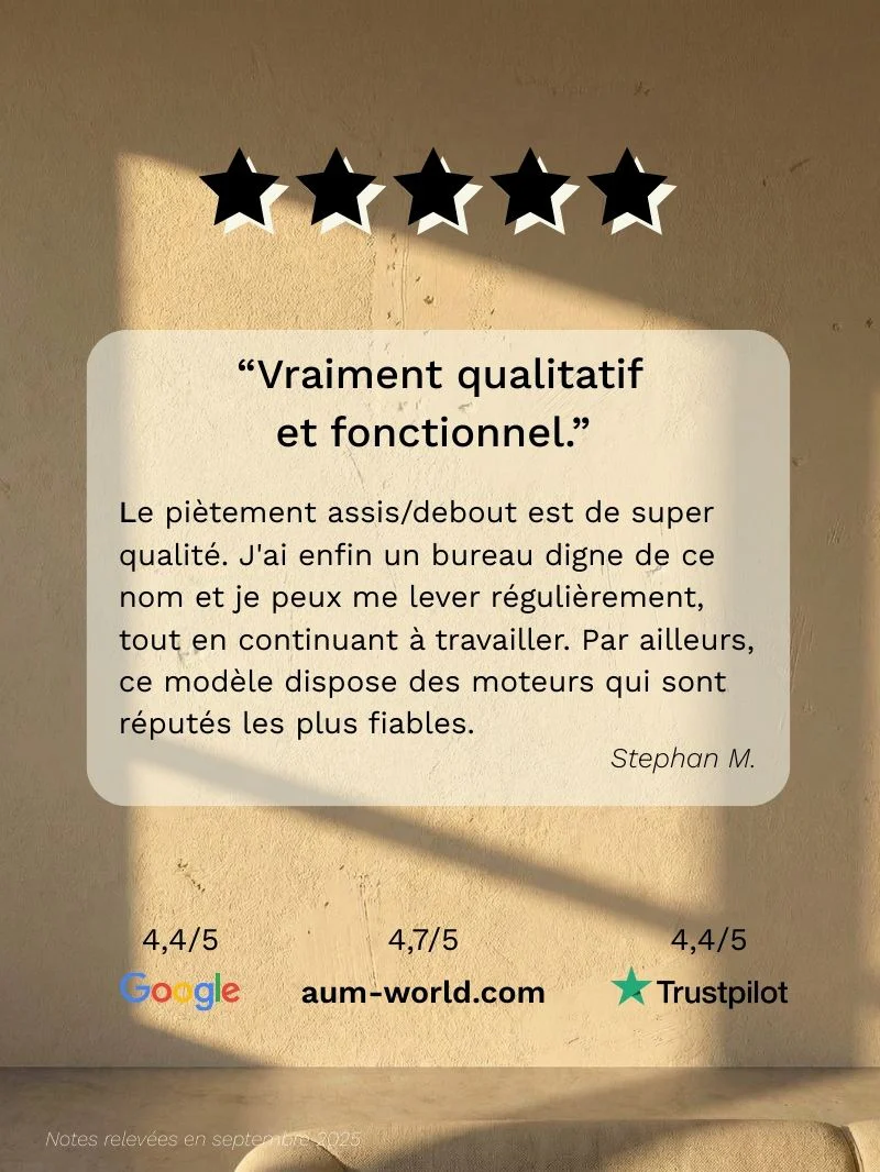 Advanced Go - Plateau Essential | Bureau Assis Debout Électrique, Ports USB A & C - Image 7