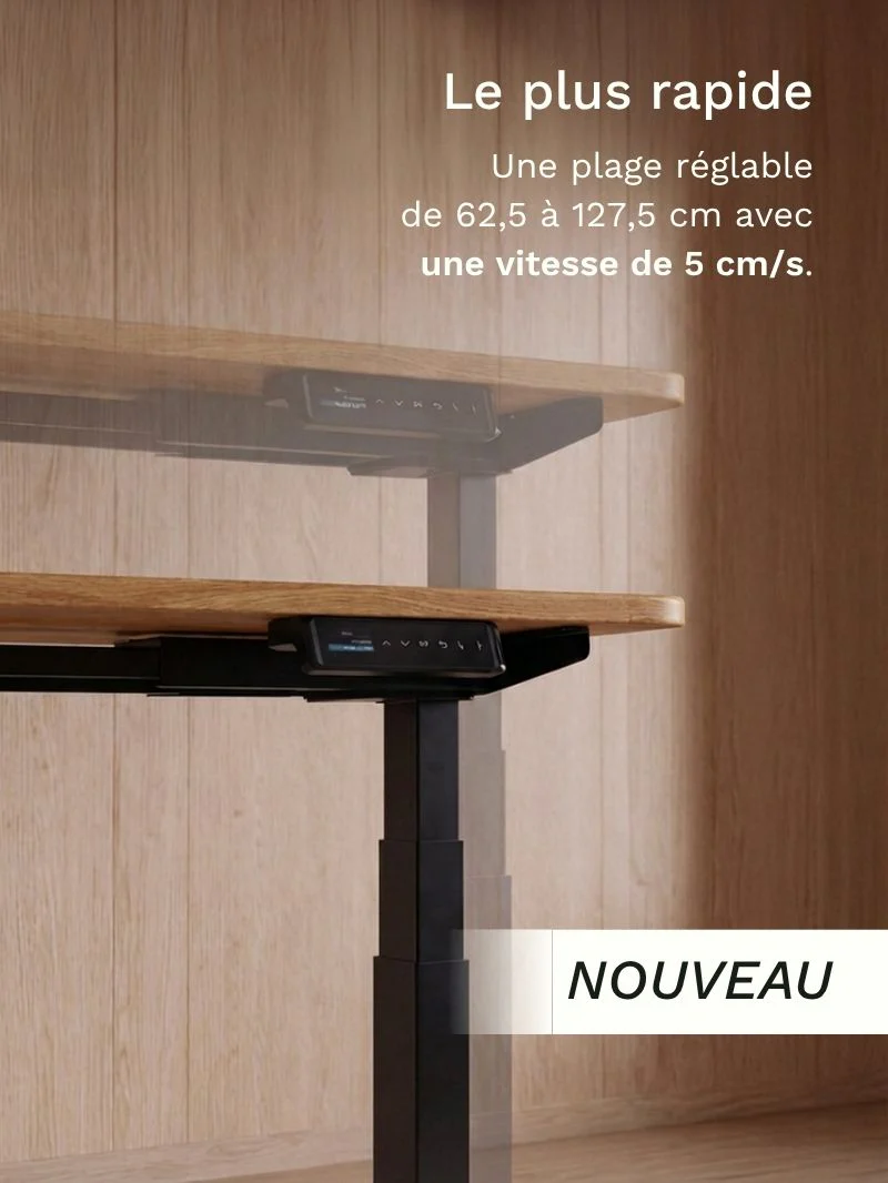 Advanced Pro - Plateau Premium Oak | Bureau Assis Debout Électrique en Chêne Massif, Hautes Performances - Image 5