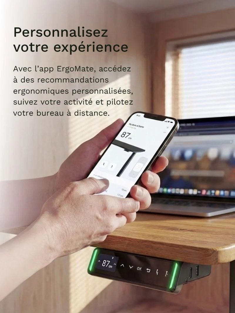 Advanced Pro - Plateau Premium Oak | Bureau Assis Debout Électrique en Chêne Massif, Hautes Performances - Image 7