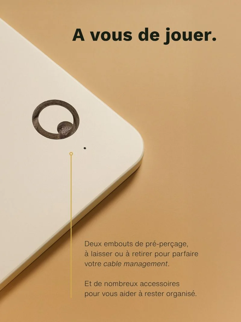 Advanced - Plateau Auva | Bureau Assis Debout Électrique, 70 cm, Angles arrondis - Image 8