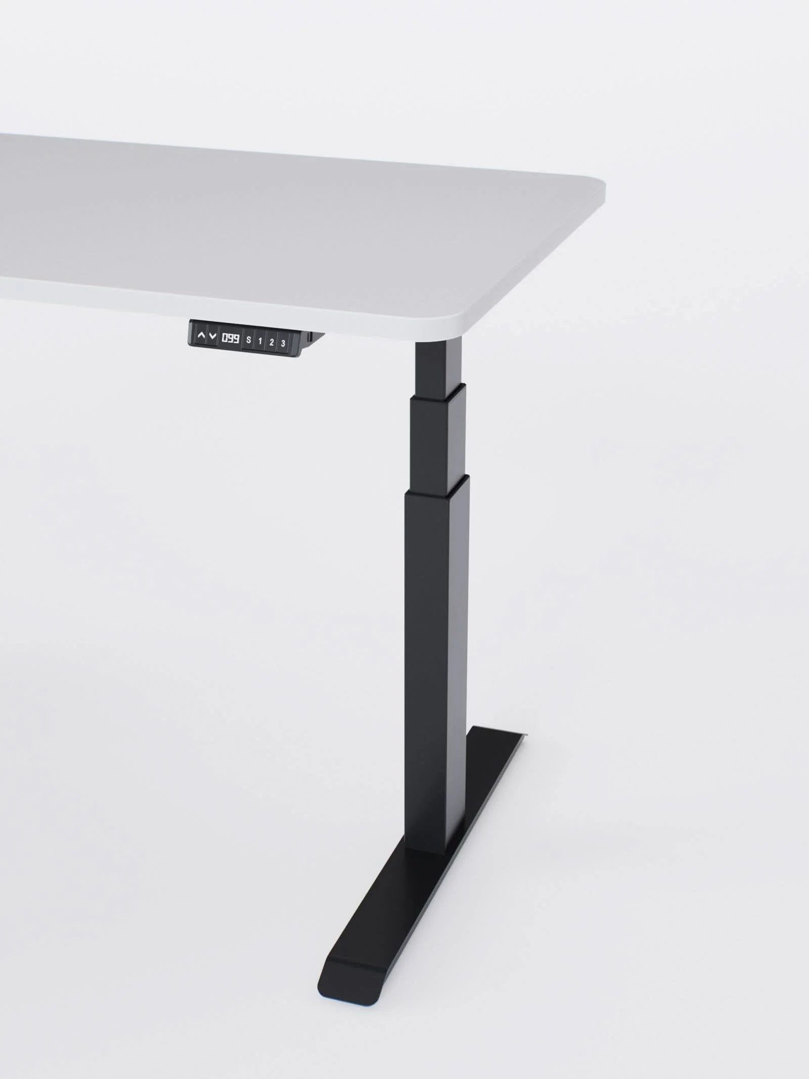 Advanced Go - Plateau Auva | Bureau Assis Debout Électrique, 70 cm, Angles arrondis, Ports USB A & C - Image 11