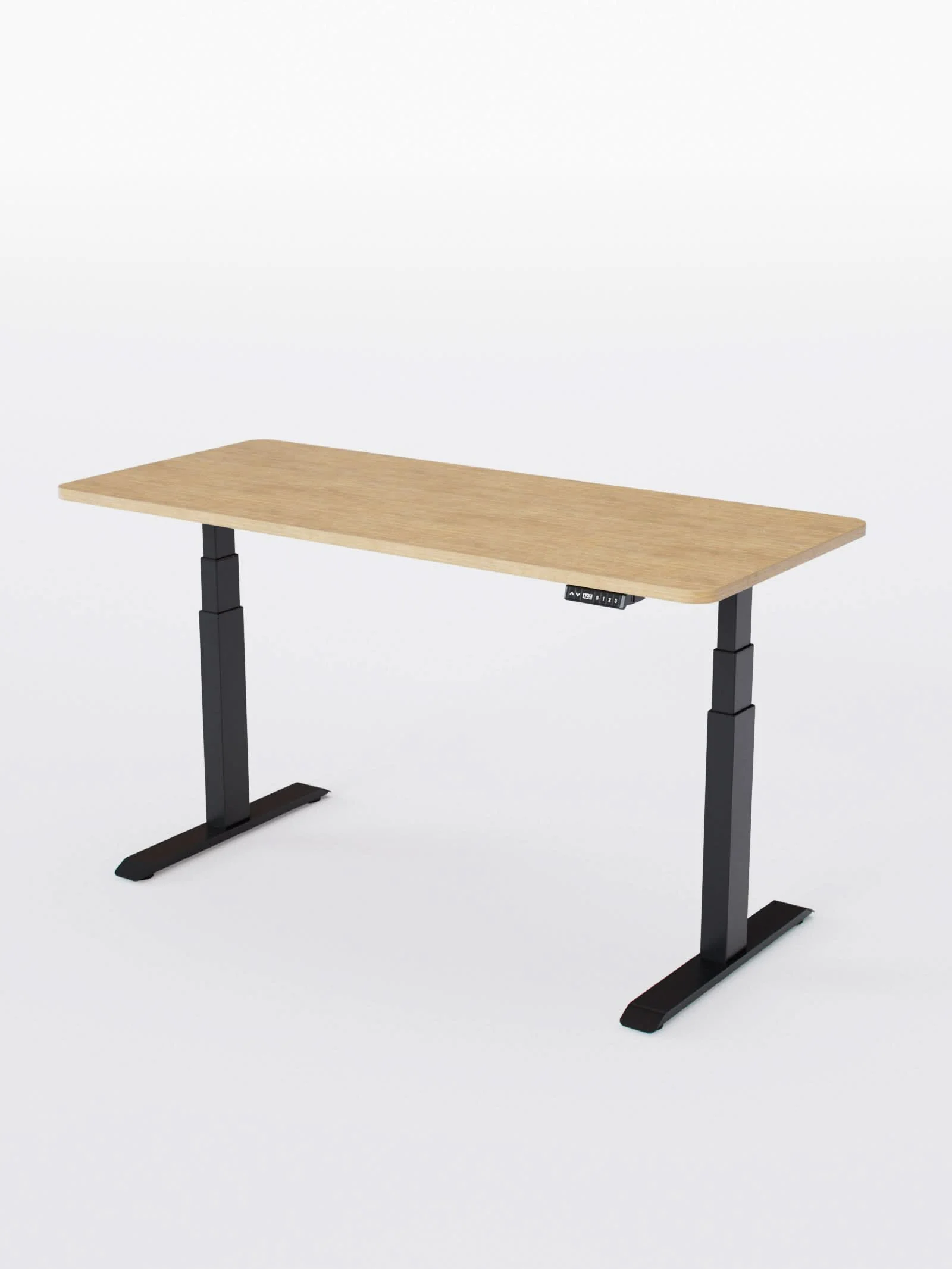 Advanced Go - Plateau Auva | Bureau Assis Debout Électrique, 70 cm, Angles arrondis, Ports USB A & C - Image 8