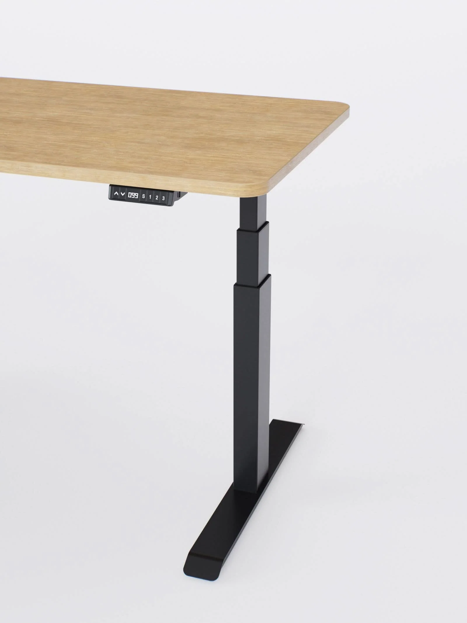 Advanced Go - Plateau Auva | Bureau Assis Debout Électrique, 70 cm, Angles arrondis, Ports USB A & C - Image 9