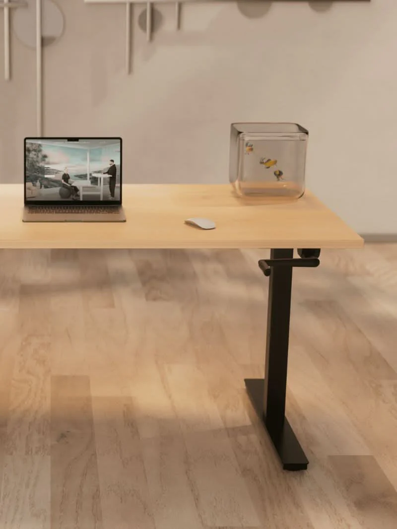 Handy Go - Plateau Essential | Bureau Assis Debout Manuel - Image 7