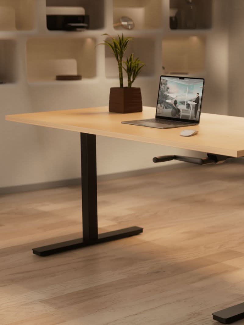 Handy Go - Plateau Essential | Bureau Assis Debout Manuel - Image 8