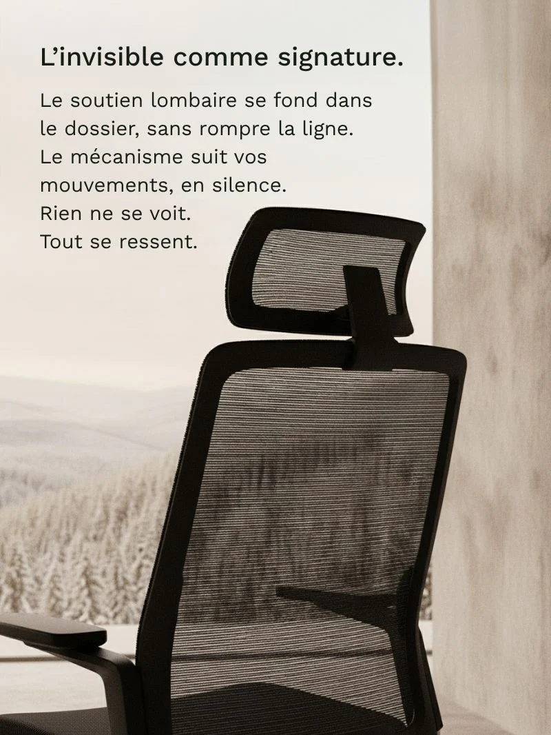 Chaise de Bureau Ergonomique | Invicta - Image 5