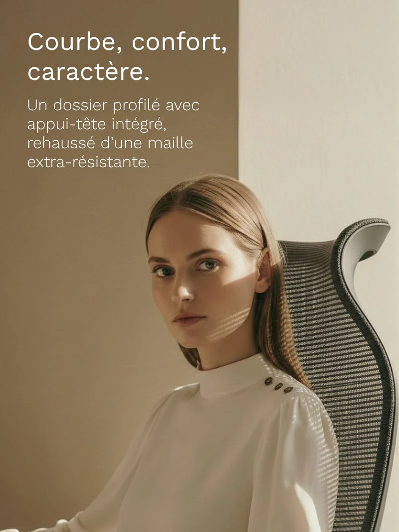 Chaise de Bureau Ergonomique | Lineo - Image 3
