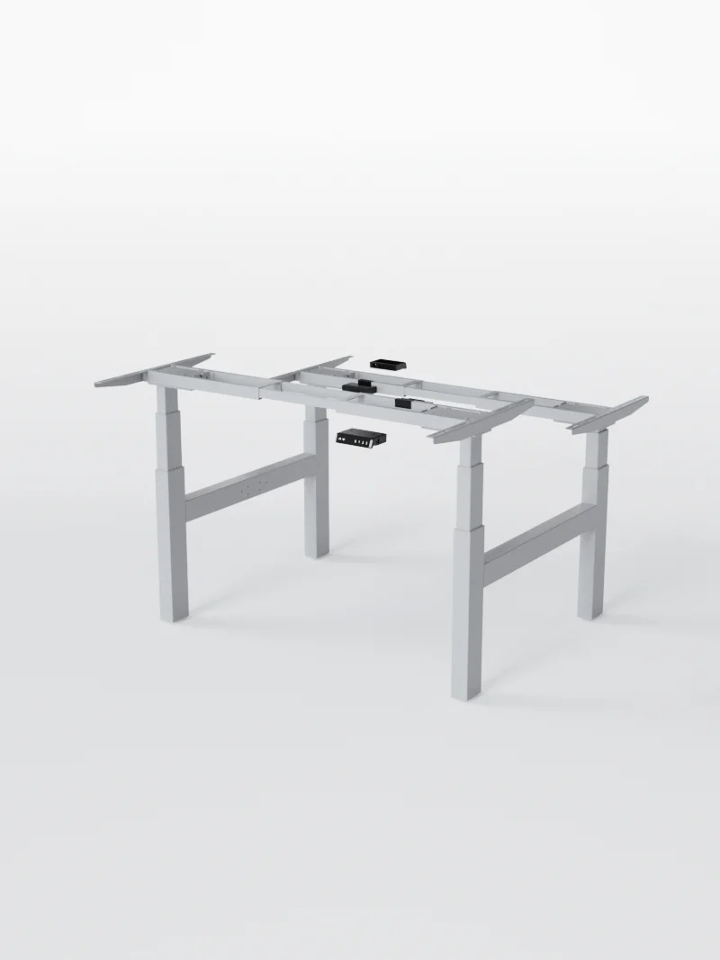 Duo Go | Pieds de Bench Réglable Électrique 2 Postes, Ports USB A & C - Image 8