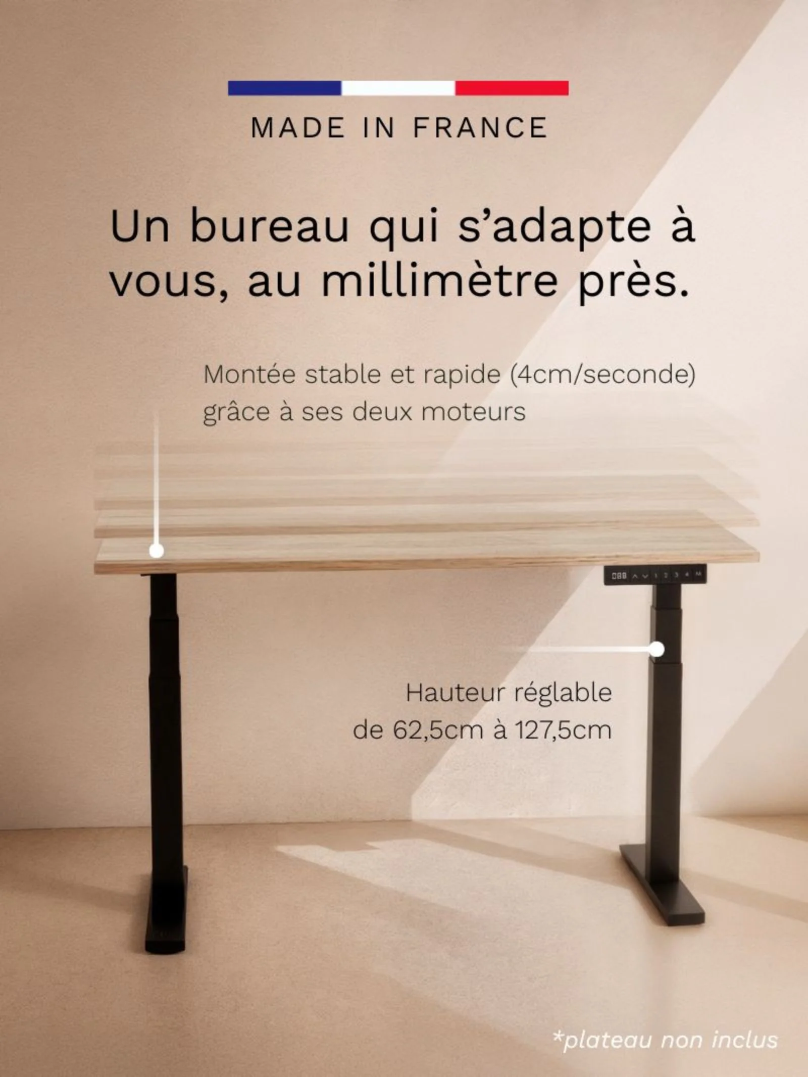 Advanced | Pieds de Bureau Électrique Réglable en Hauteur - Image 4