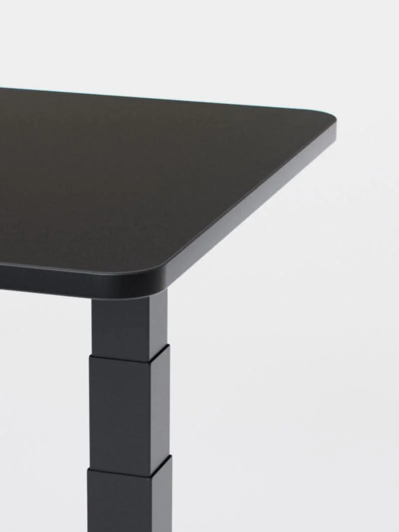 Auva | Plateau de Bureau en Bois Recyclé, 70 cm, Angles arrondis - Image 5